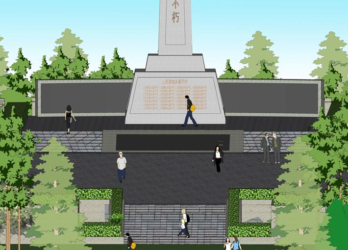 依兰县人民英雄烈士陵园规划4